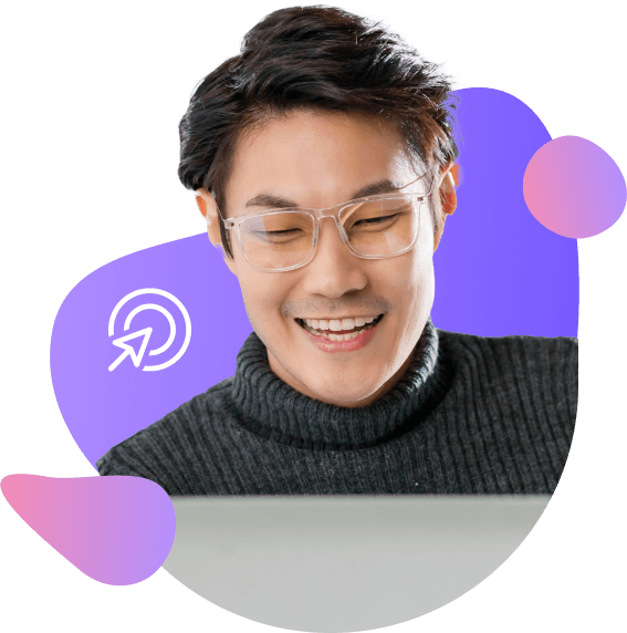 Man looking up his cognitive profile