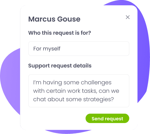 Neuro-inclusion support request
