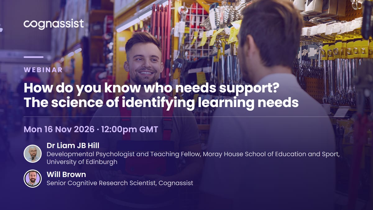 How do you know who needs support? The science of identifying learning needs