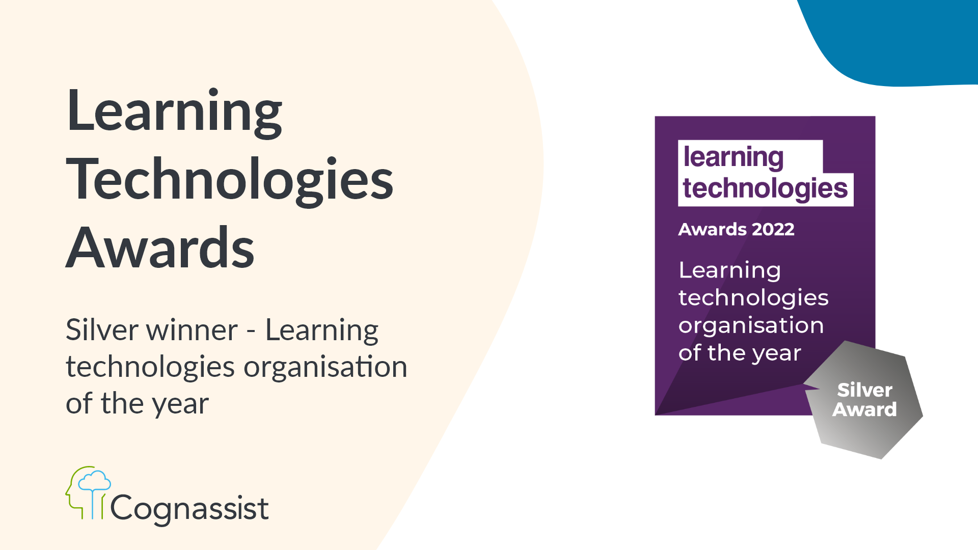 Learning Technologies Organisation of the Year Award Cognassist